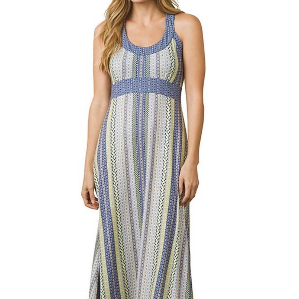 Prana Cali Maxi Dress Small - Lavender Carnivale